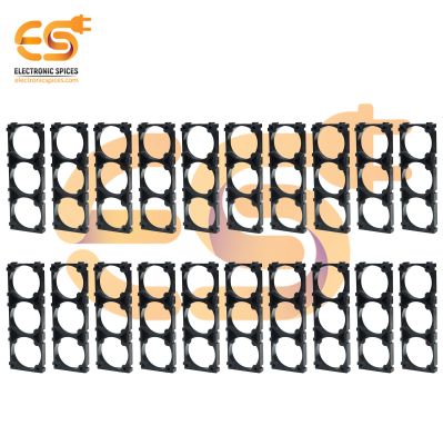 32650 Triple Lithium Battery Spacer Hard Plastic Holder for DIY Battery Pack of 50